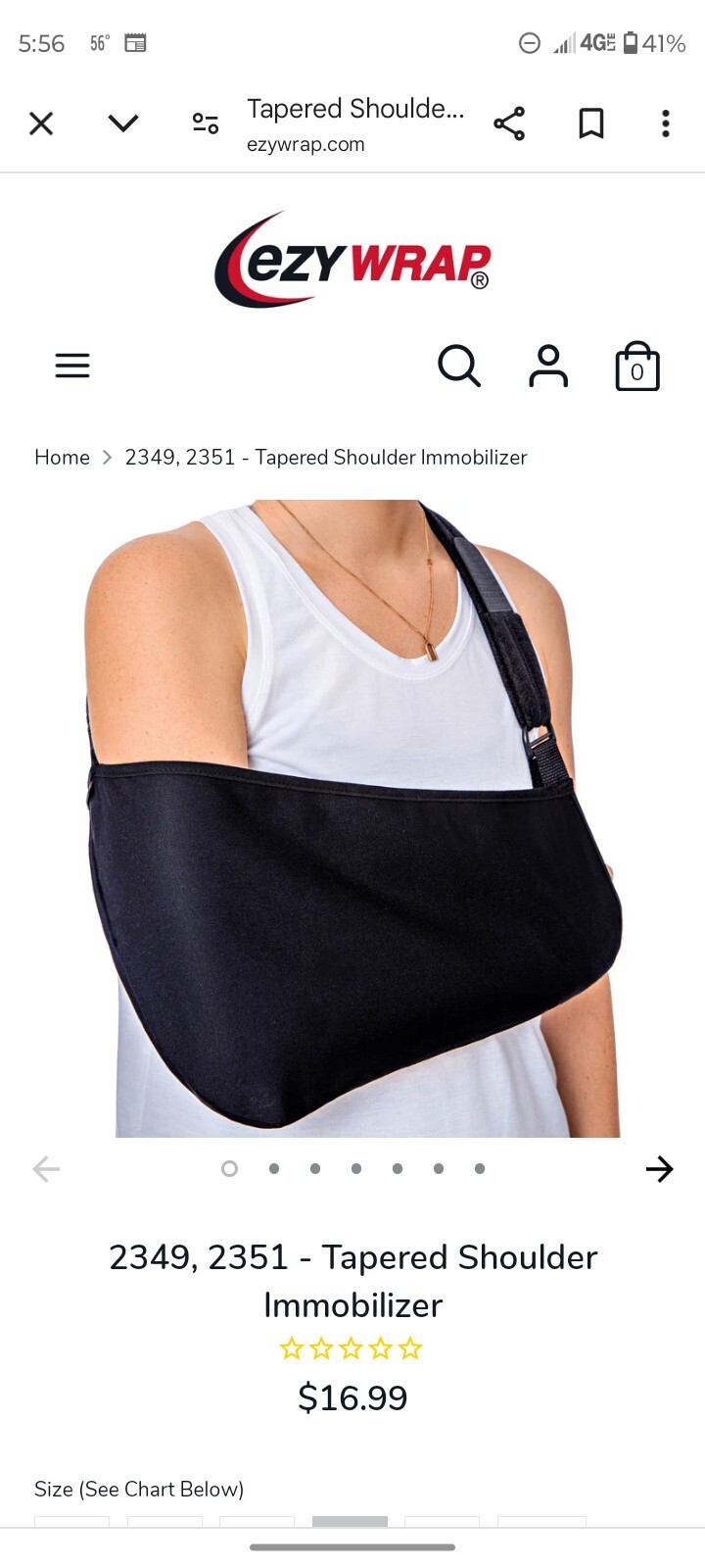 Ez Wrap Arm Sling Immobilizer