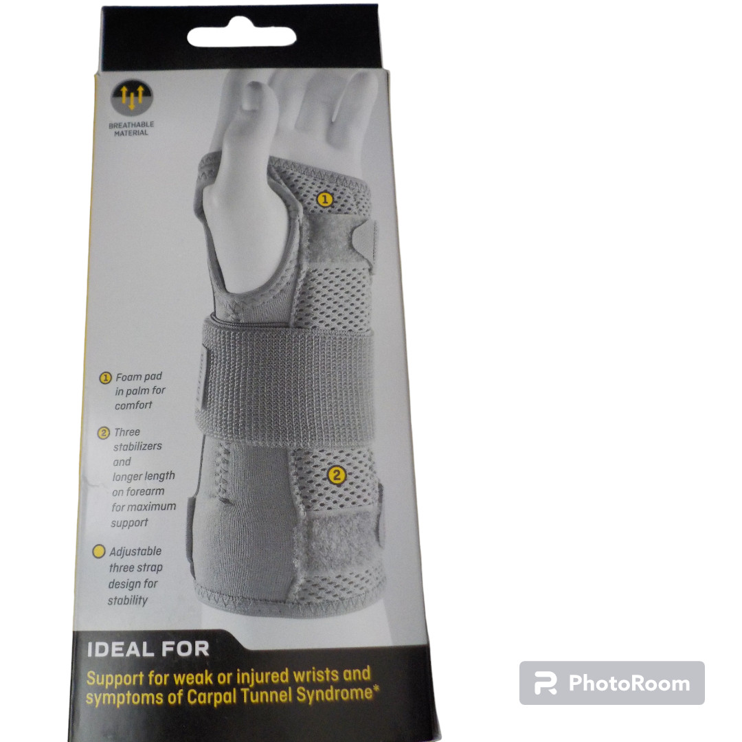 Futuro Compression Deluxe Stabilizing Firm Support Wrist Brace Left Hand SM/MED
