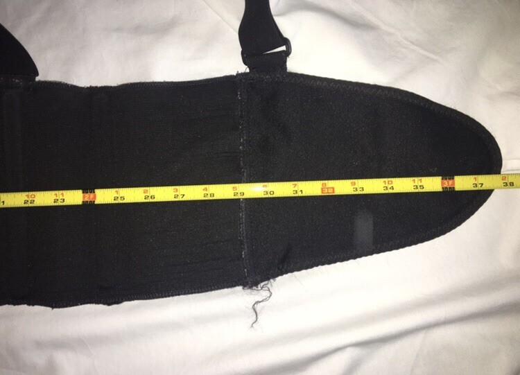 Impact Lumbar Adjustable Back Support Brace W/ Suspenders Sz Medium