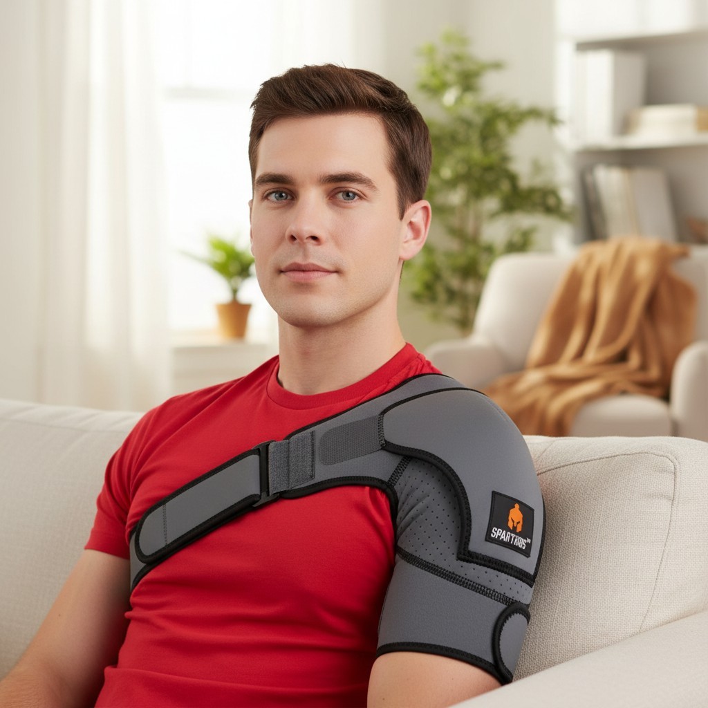 Lightweight Shoulder Support Brace – Perfect for Rotator Cuff & AC Joint Issues