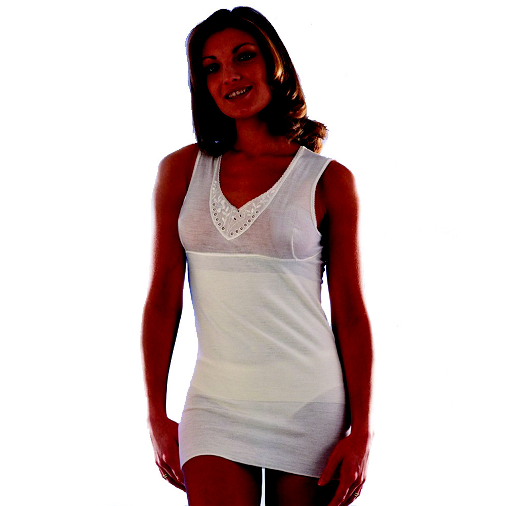 Scudotex Orthopedic Postural Concealer Jersey Women Wide Shoulder 2 White