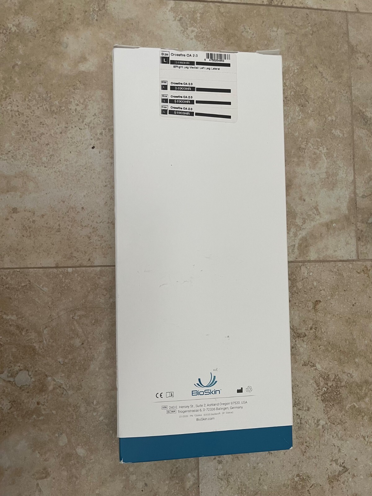 Bioskin Crossfire OA 2.0 Right Leg Medial/Left Leg Lateral Size Large