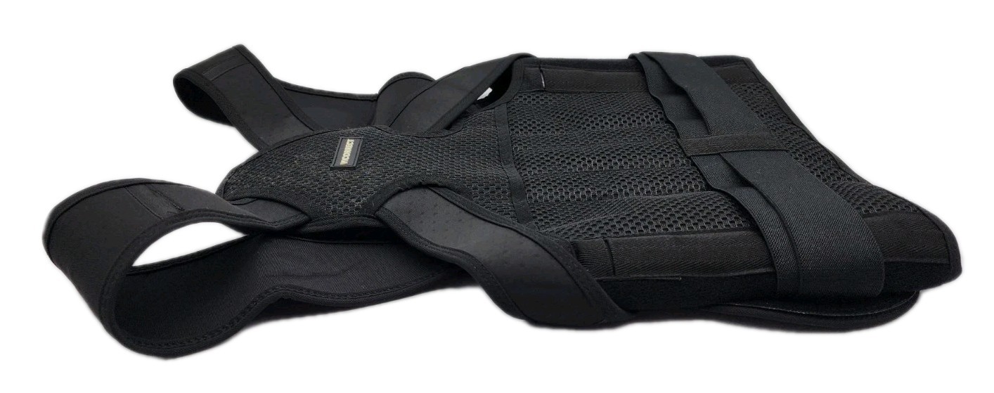 Vicorrect Unisex Small Black Adjustable Posture Corrector And Back Brace Belt