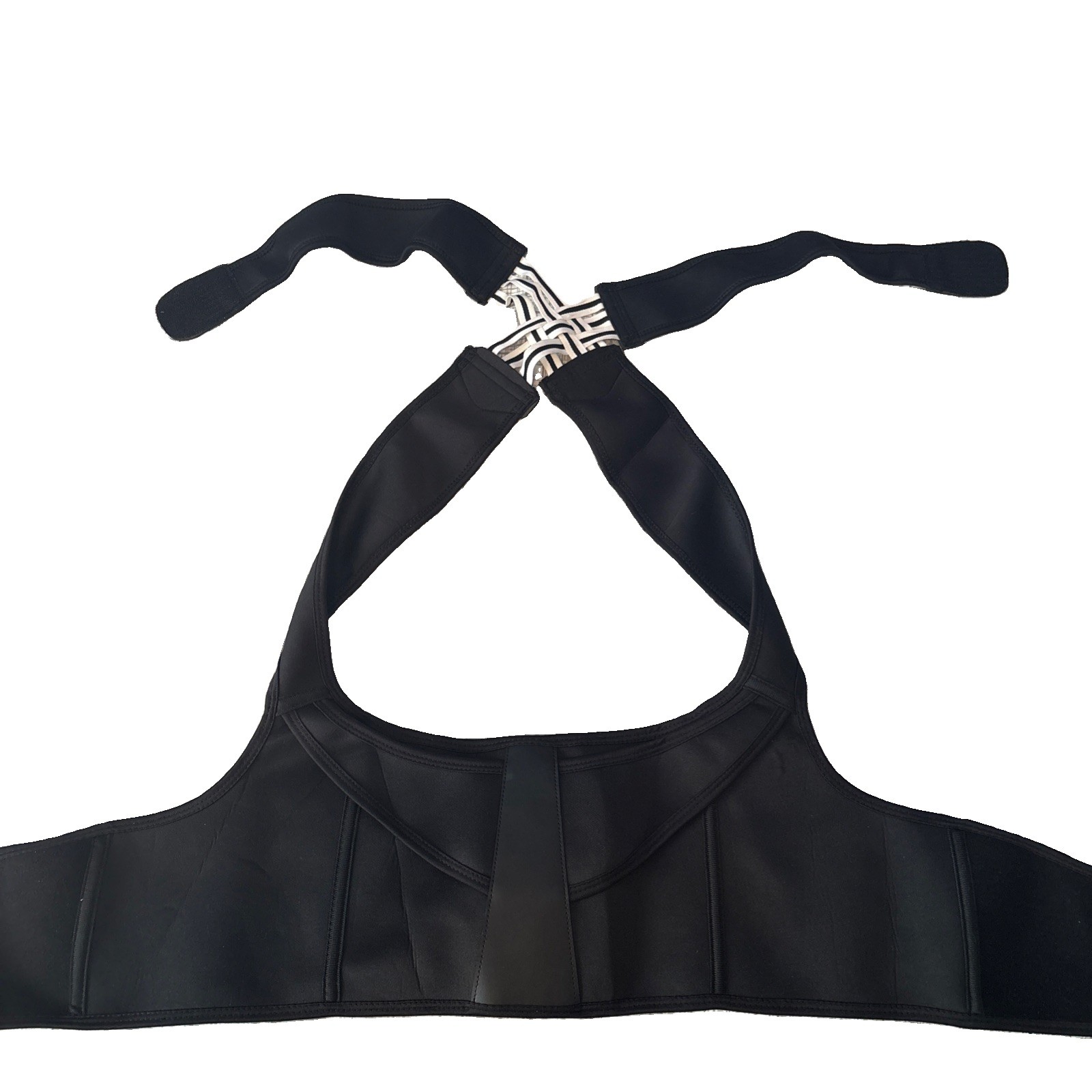 Black Neoprene Adjustable Posture Corrector Back Shoulder Support Adult