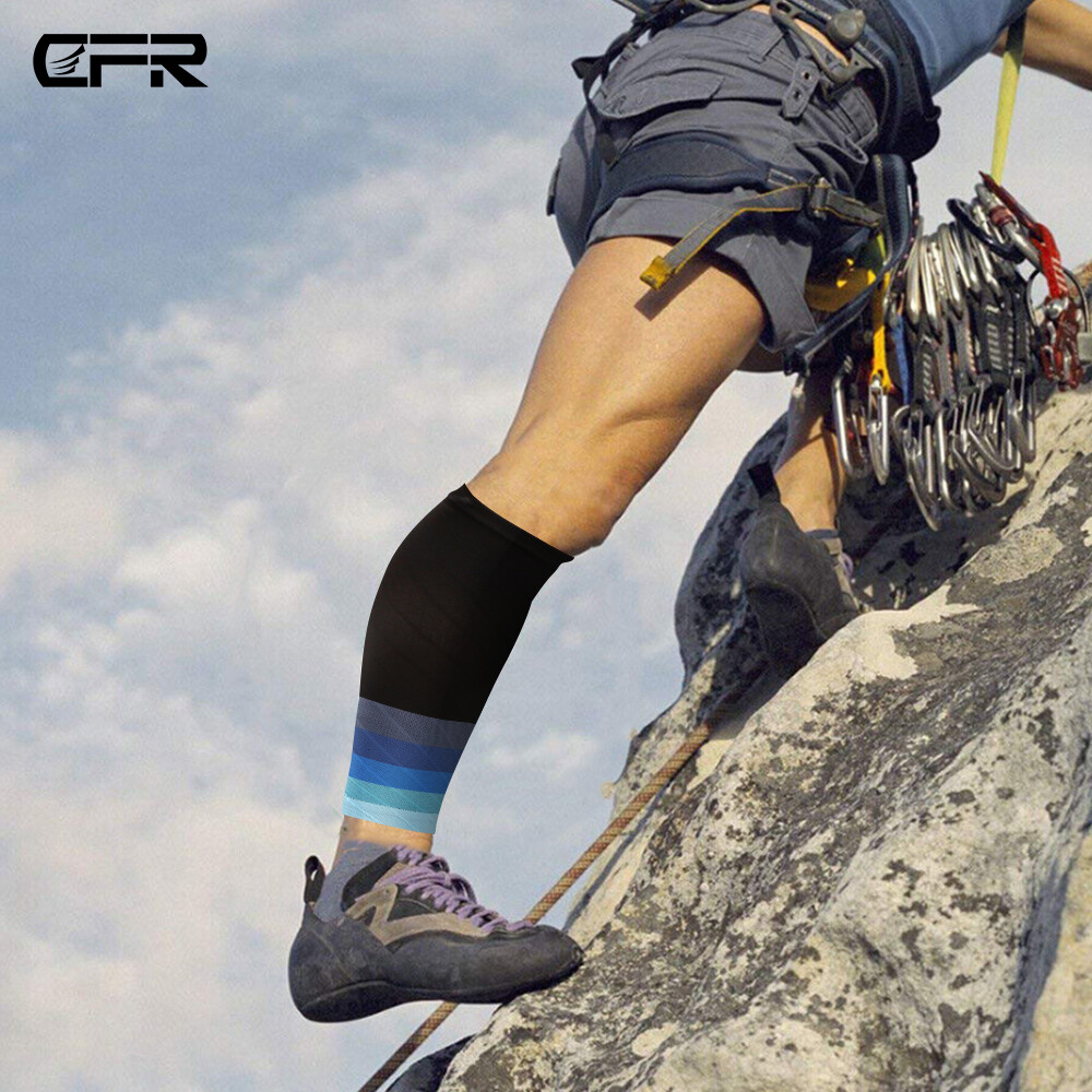 Compression Sleeve Calf Support Brace Graduated Leg Varicose Edema Sport Running