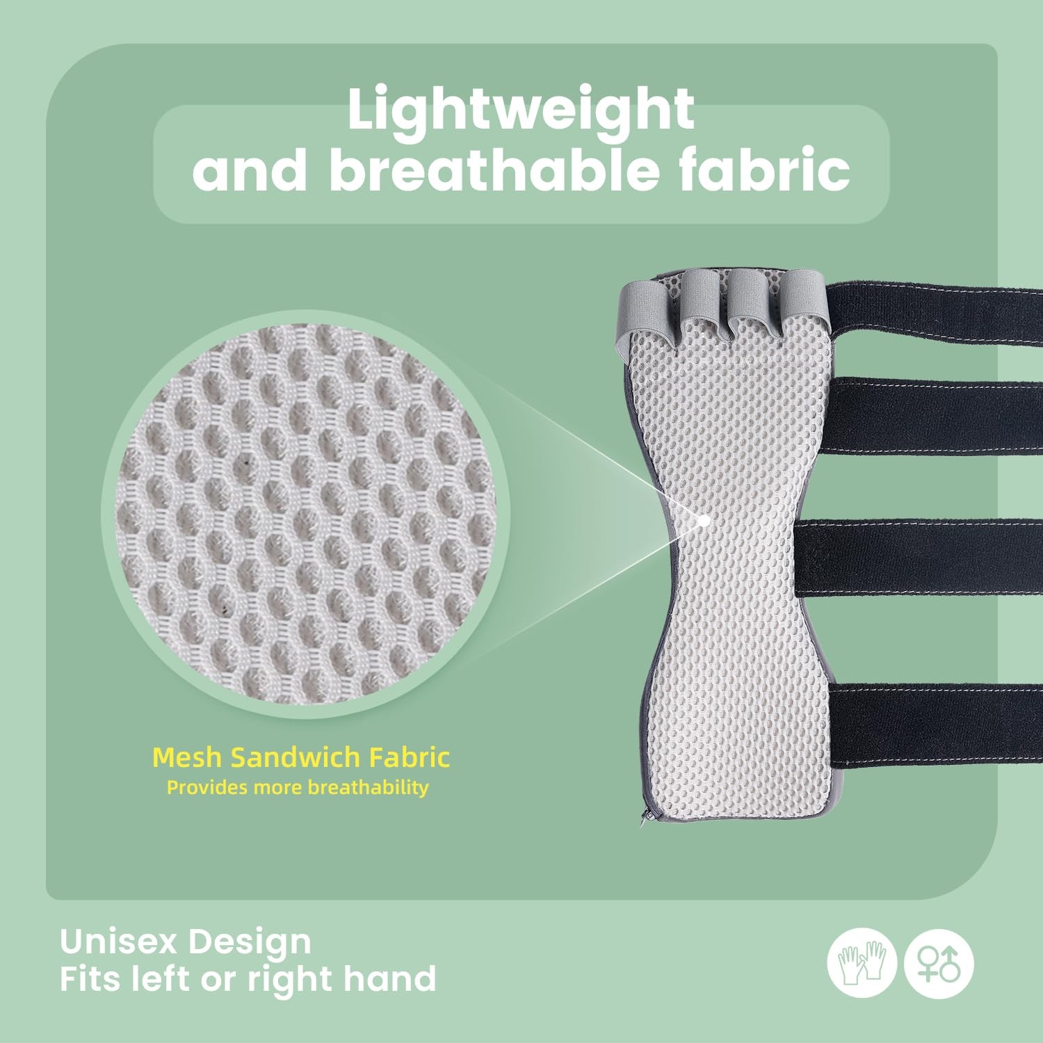Radial Nerve Palsy Splint for Wrist Drop, Adjustable Static Fingers Fixation …