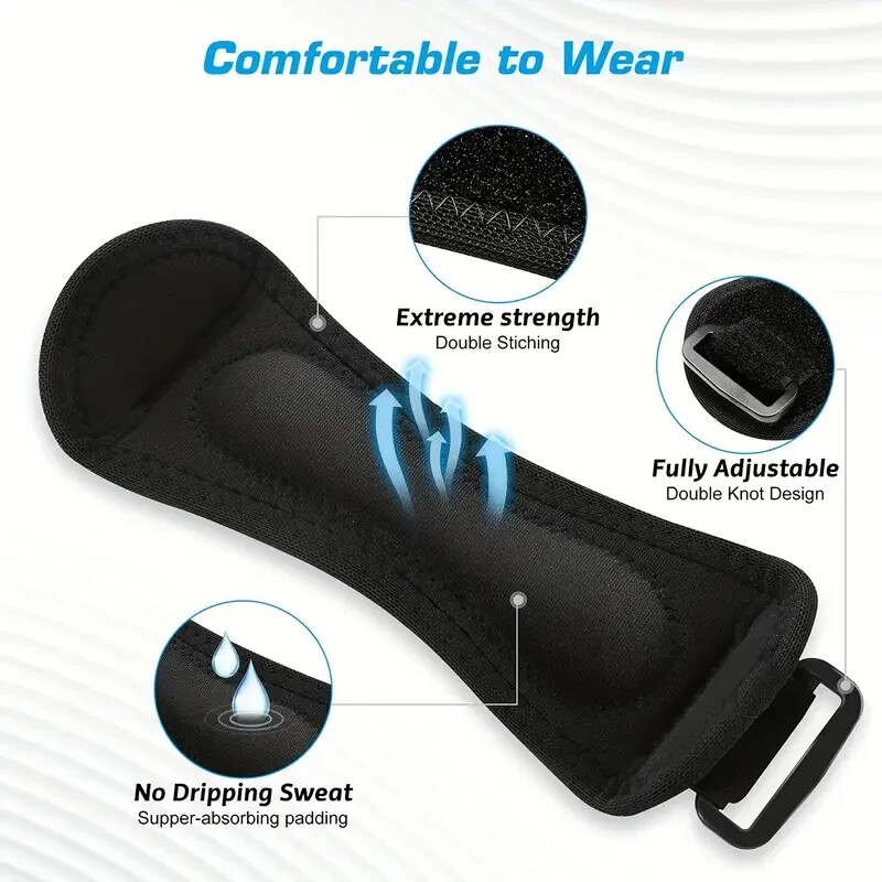 Comfortable Knee Patella Stabilizer Strap Running, Hiking, Soccer, Basketball