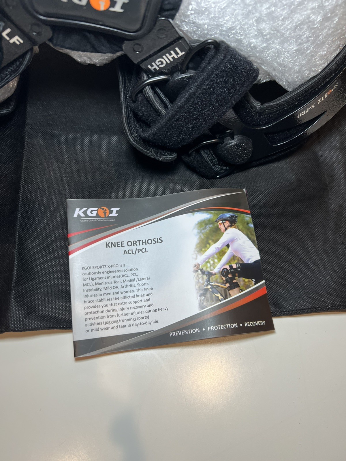 KGOI Knee Brace for ACL/Ligament/Sports Injuries/Arthritis (OA)/Size 17