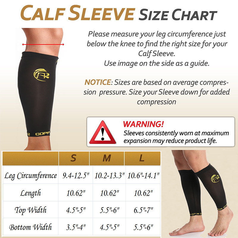 Copper Compression Socks 20-30mmHg Support Calf Leg Sport for Men Women Workout