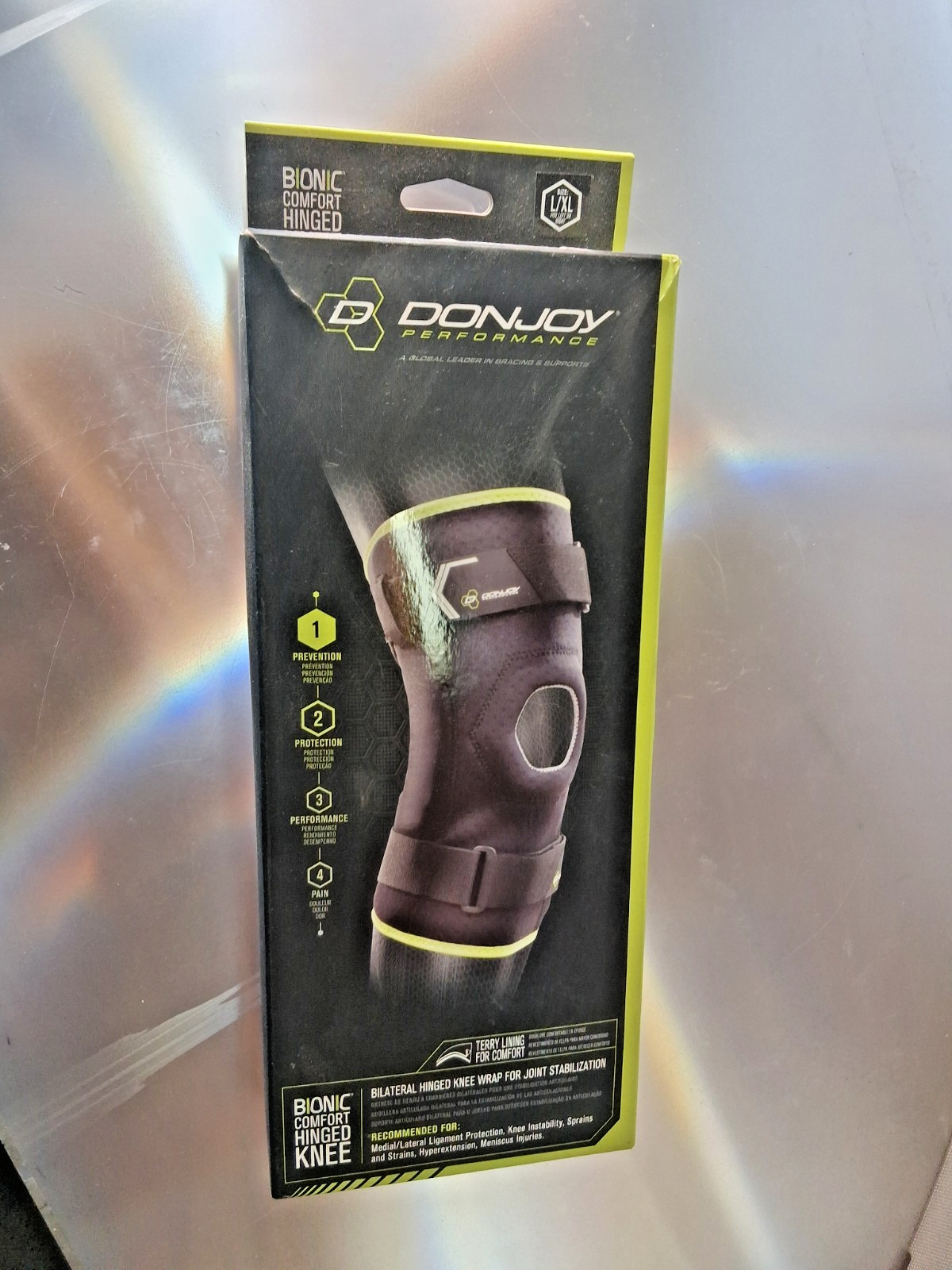 DonJoy Bionic Comfort Hinged Knee Brace, L/XL