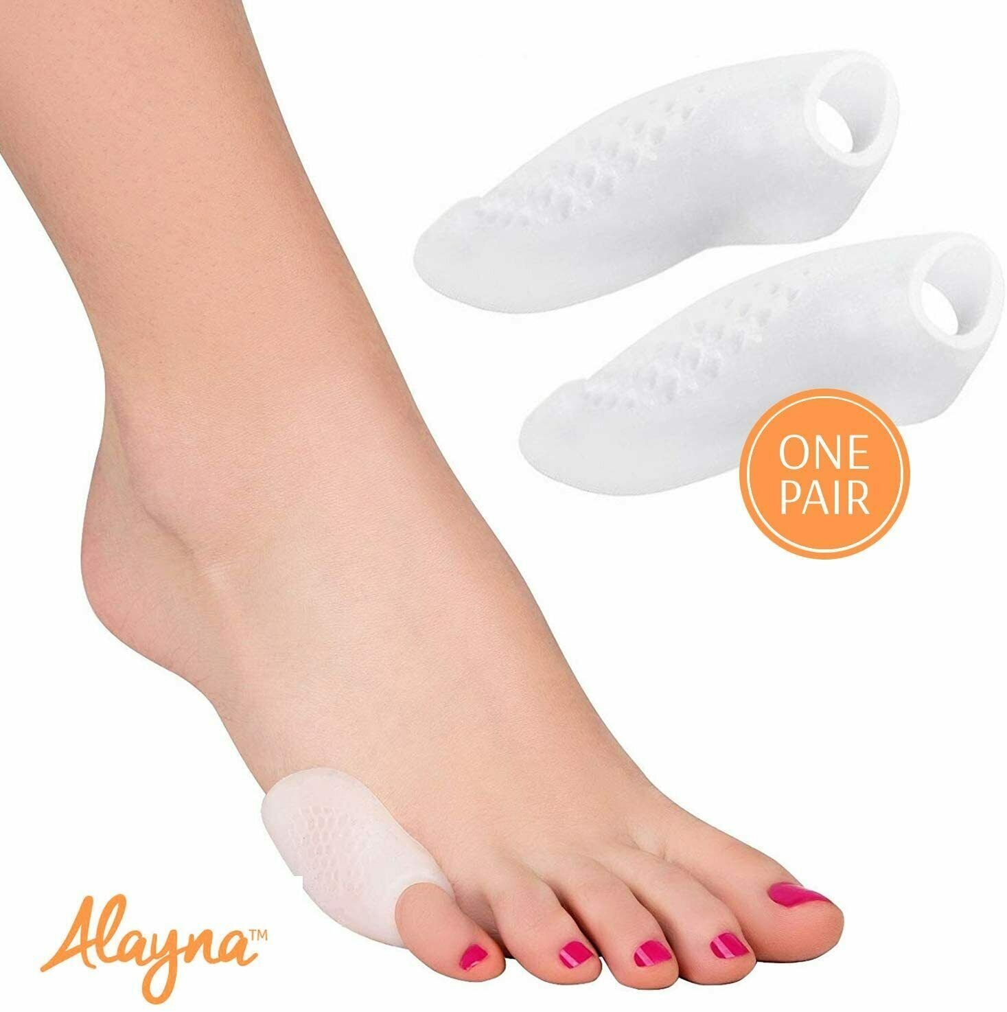 Tailor Bunion Relief Soft Silicone Bunionette Corrector Splint Gel Guard Shields