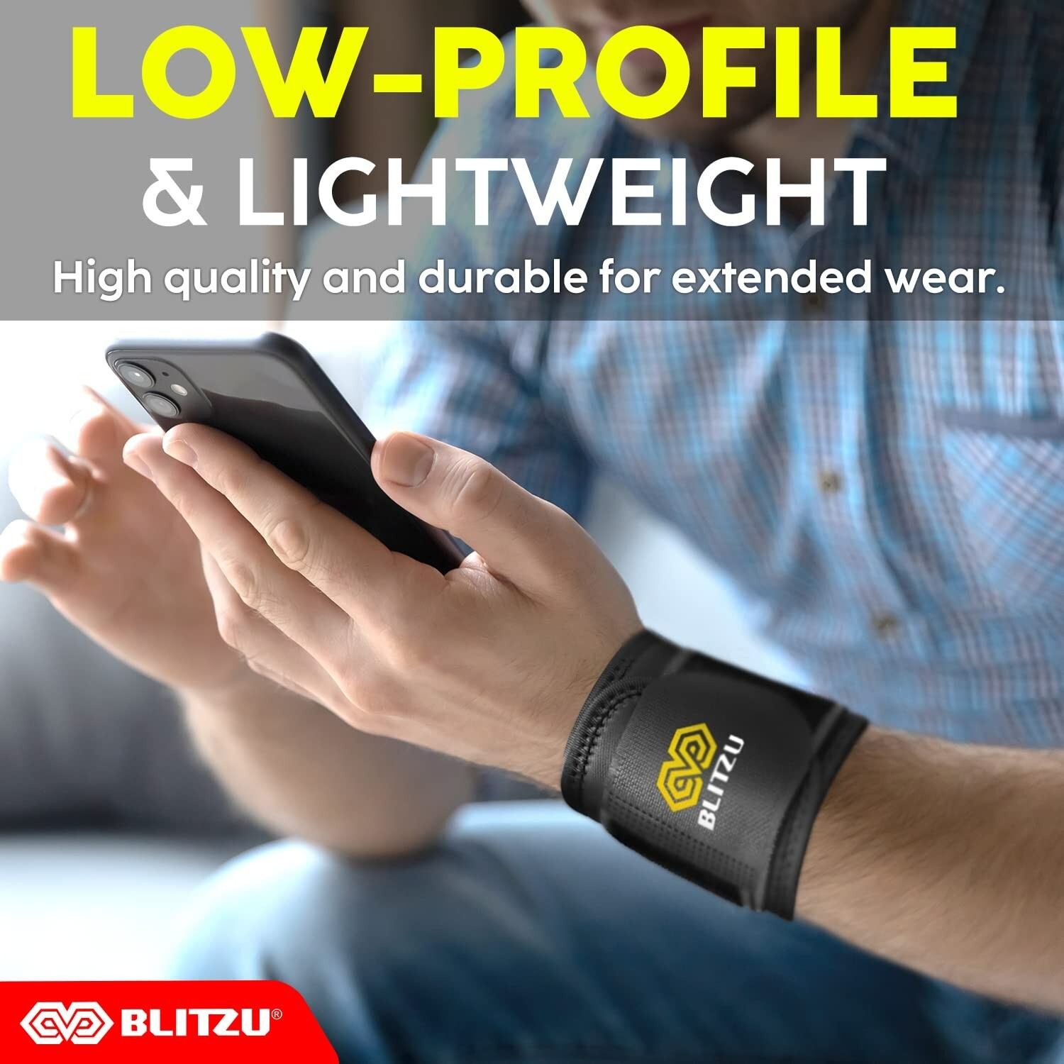 Comfortable Fit Wrist Brace – Multi-Purpose Compression Strap – Pain Relief