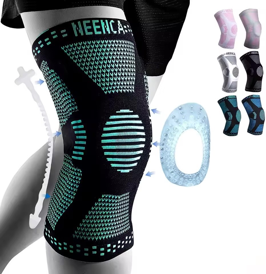NEENCA Copper Knee Brace Knee Support with Patella Gel Pad &Side Stabilizers