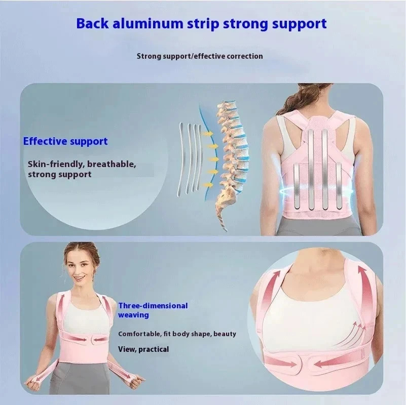 Back Brace Posture Corrector Women Men Shoulder Straightener Adjustable Support