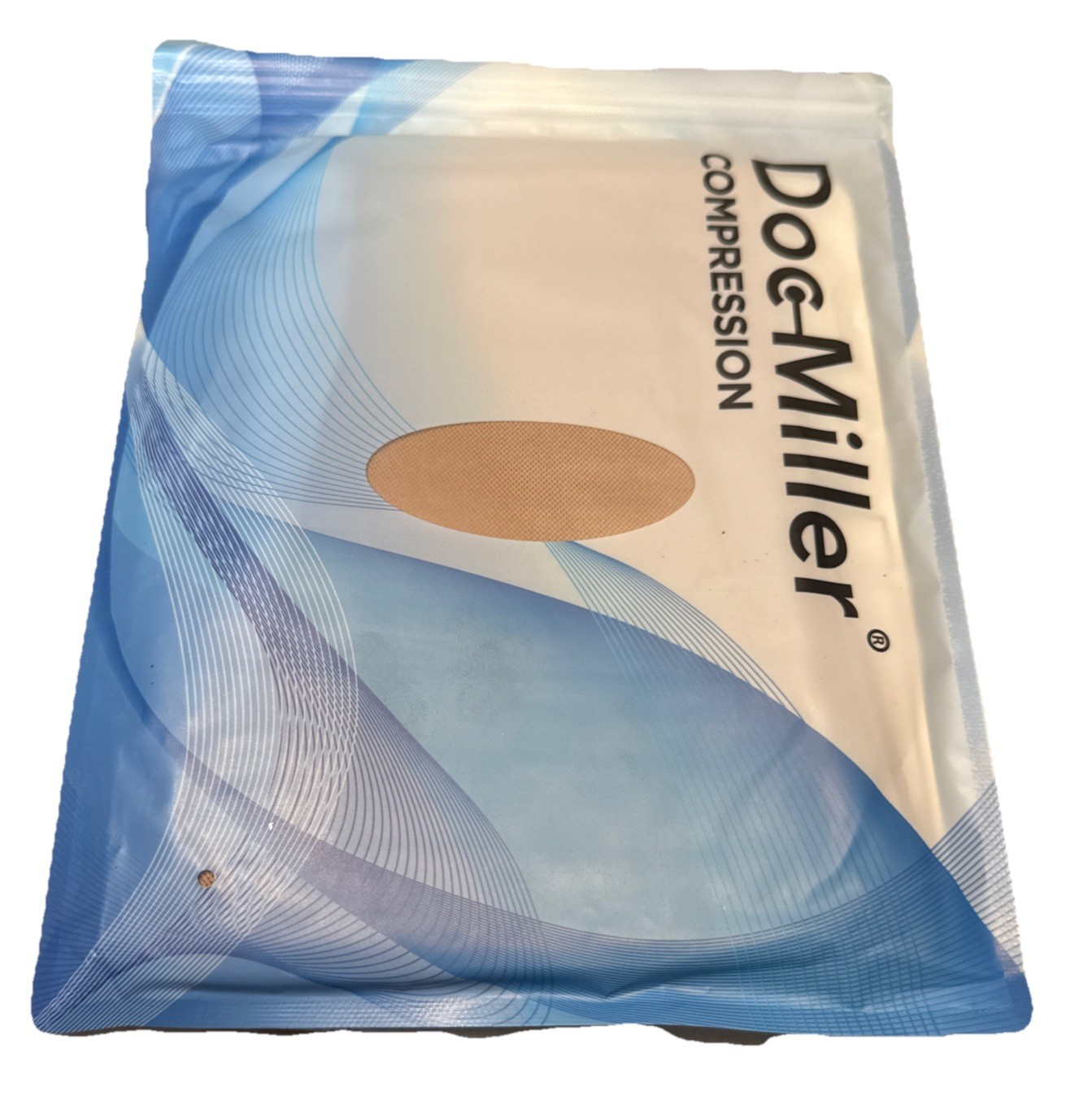 Doc Miller Compression Stockings Open Sleeve 20-30 Hg, 1 Pair,skin/nude ,large