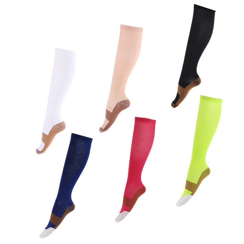 Mens Womens Compression Socks Leg Support Sports for Running Fitness Unisex