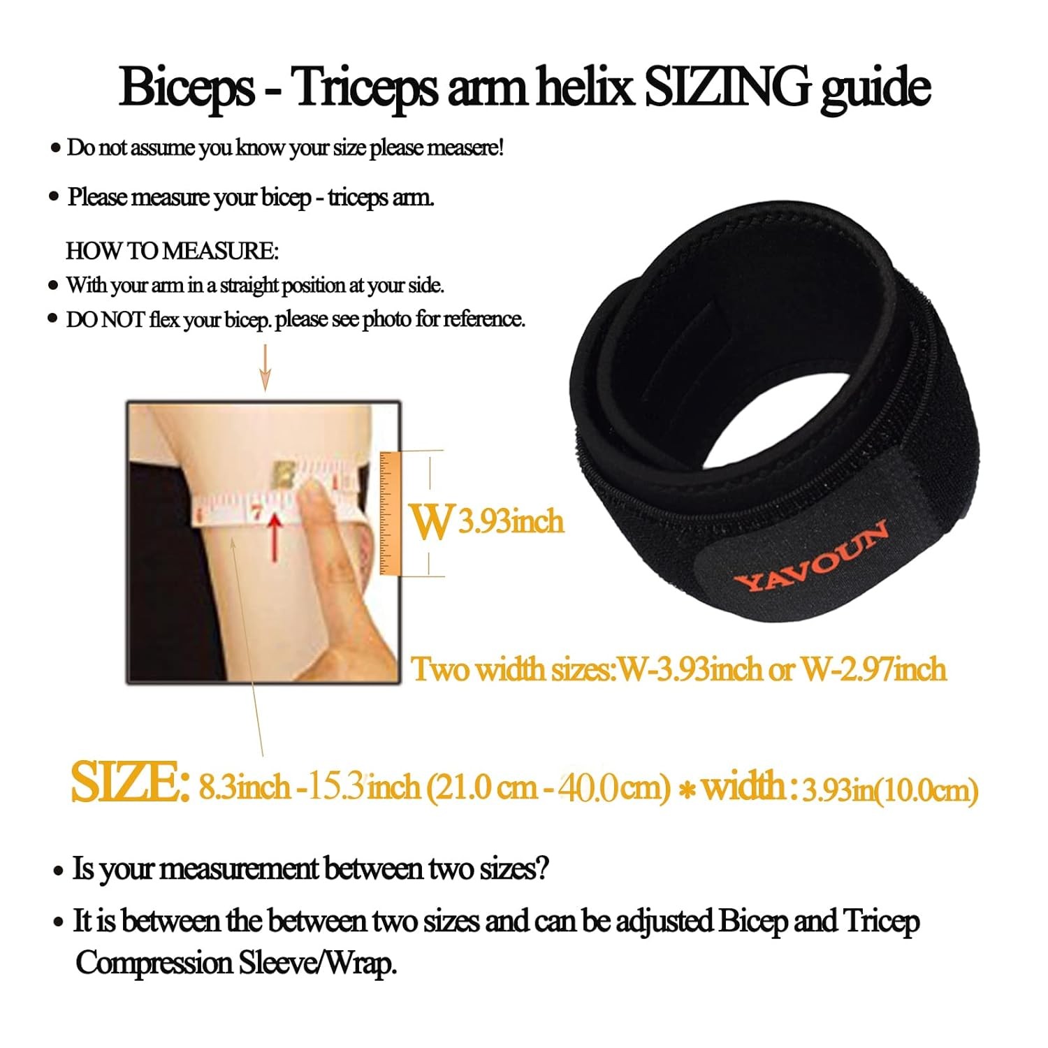 Compression Sleeve Arm Bicep Tricep Tendonitis Support Wrap Brace Elbow