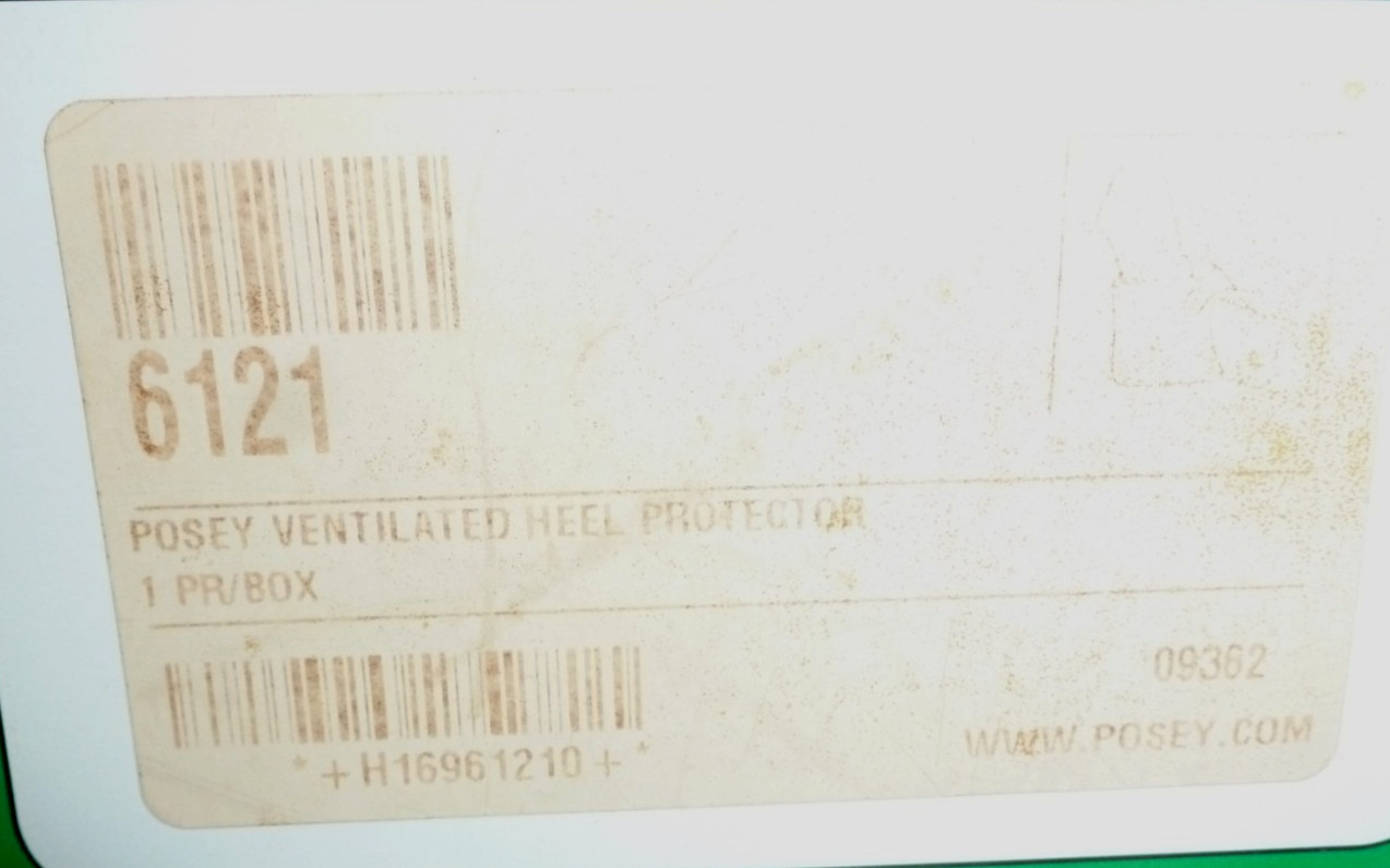 Posey 6110 – HEEL PROTECTOR, VENTILATED, WITH SHELL, 1 PAIR