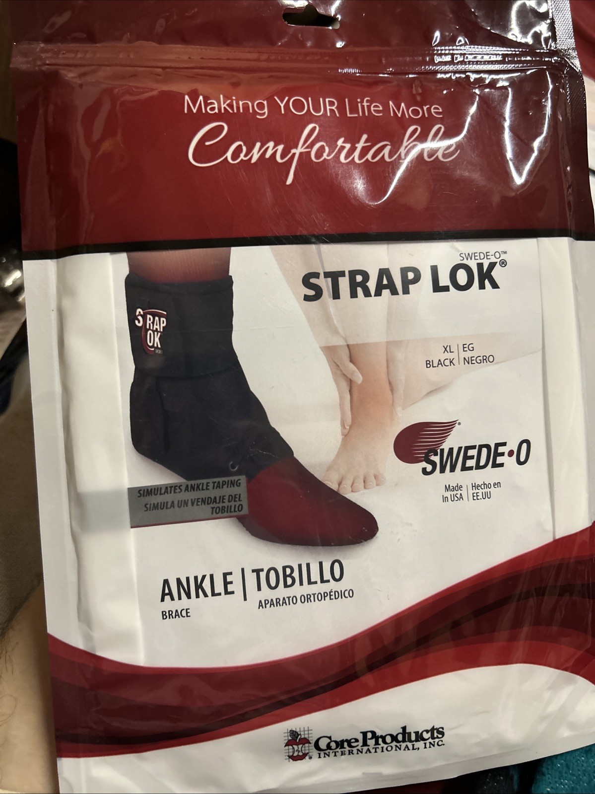 Strap lok Ankle Brace XL