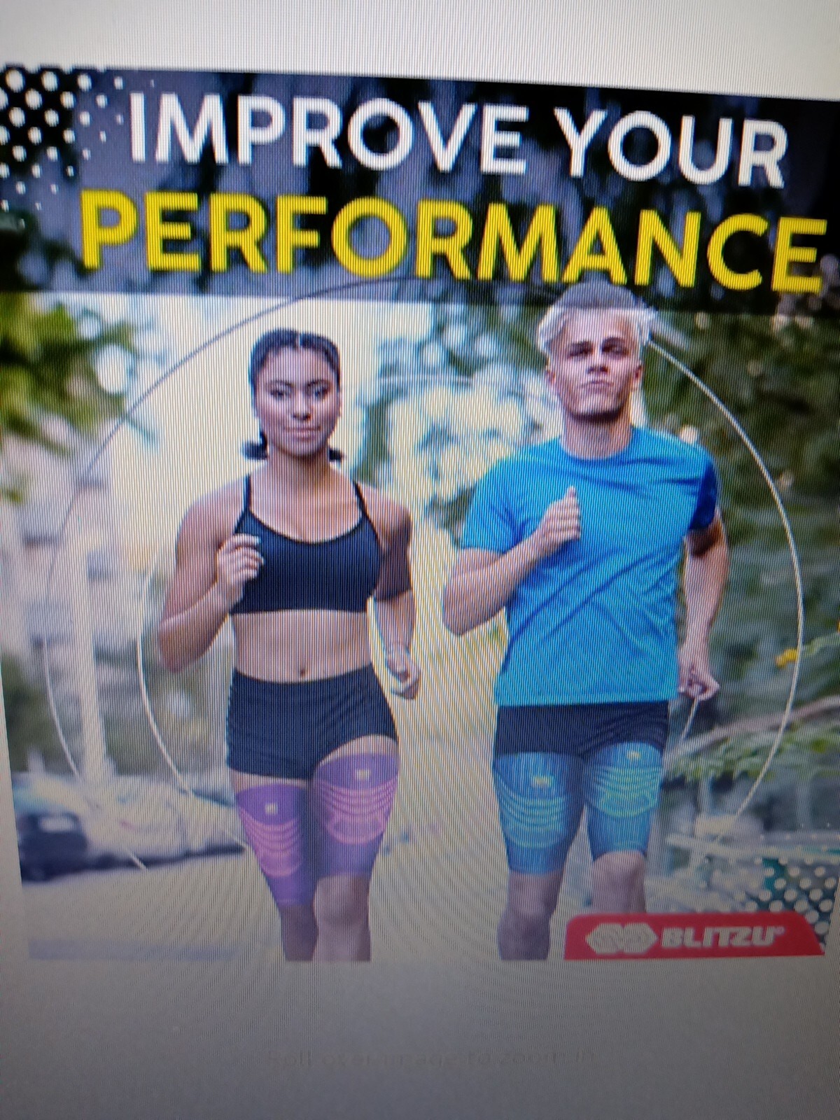 BLITZU-UNISEX- THIGH COMPRESSION SLEEVES – ONE PAIR -PURPLE-XL-NEW