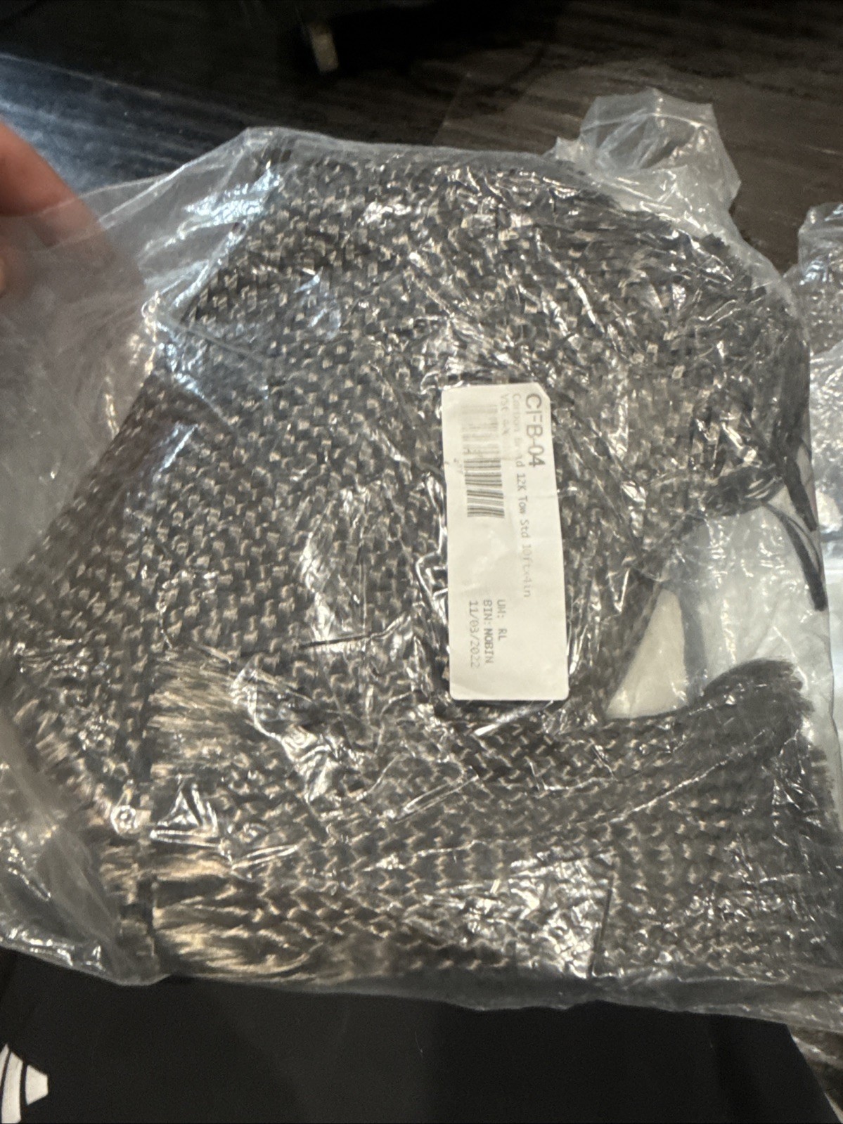 Prosthetic Carbon Fiber Sleeve Tube UL5-10 Ultralite 5” X 10’
