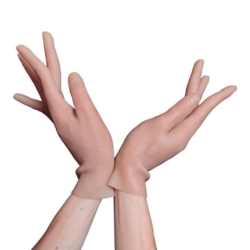 KnowU Silicone Female Gloves High Simulation Crossdresser Hand Cover Scars