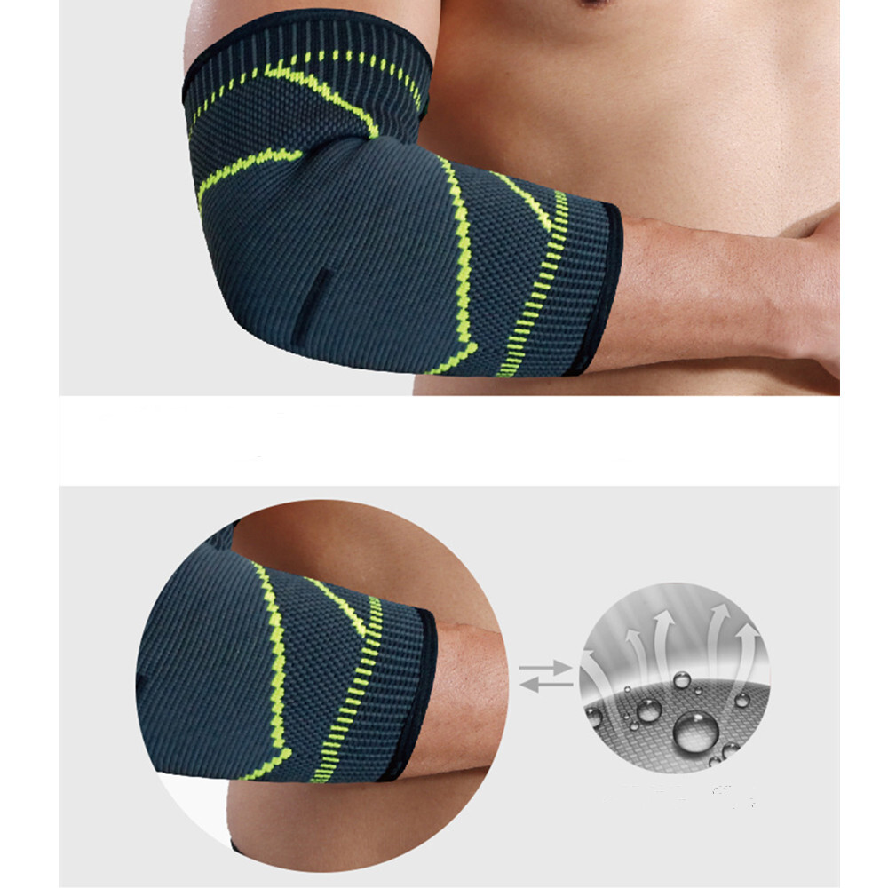 2Pcs Compression Arm Sleeve Elbow Support Brace Joint Pain Relief Arthritis USA