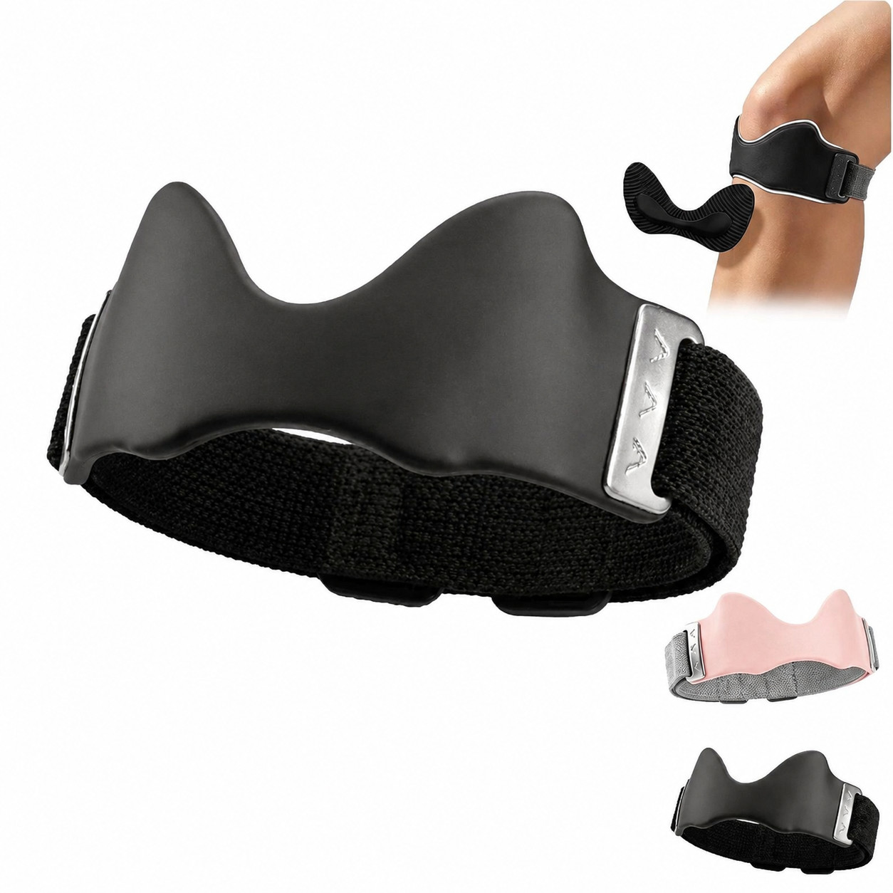 Stryde Precision Strap Knee Brace Silicone Pad Adjustable Breathable Sport UK