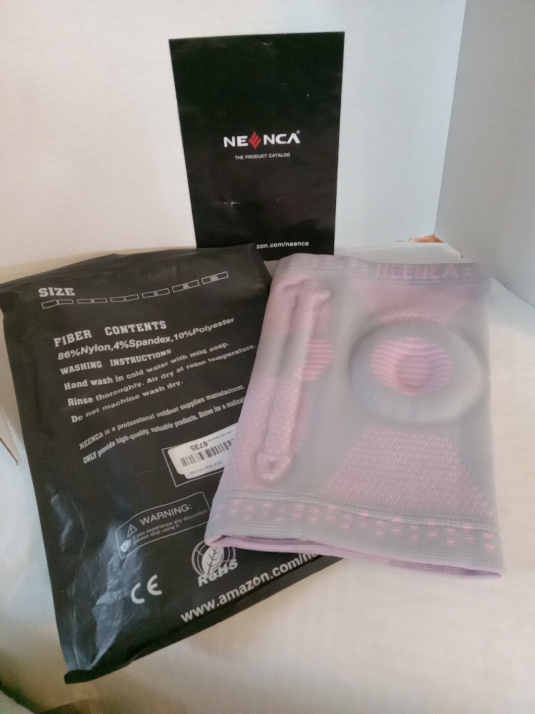 NEENCA knee brace SEALED pack XXL pink/gray