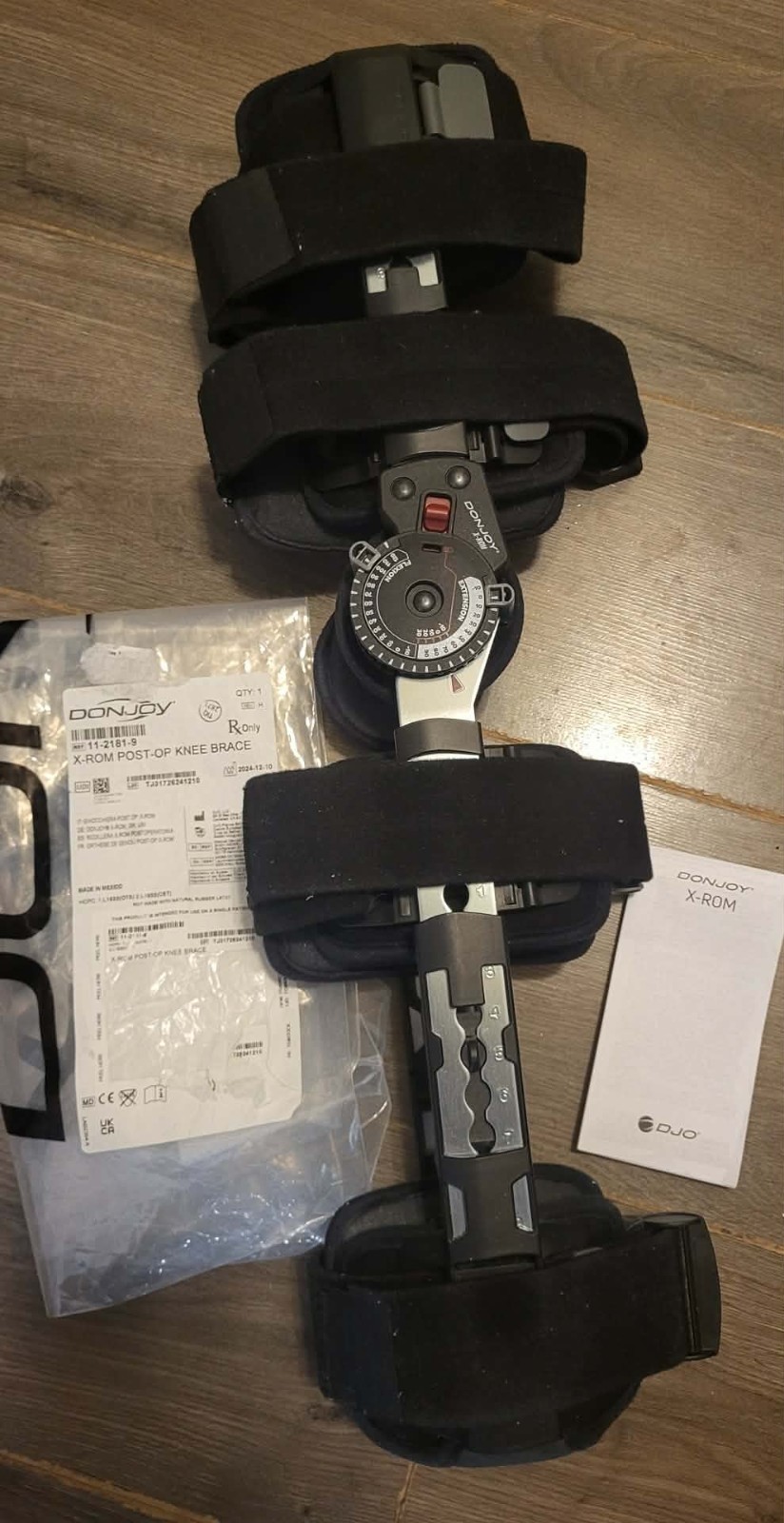 NEW Donjoy X-Rom Post-op Knee Brace