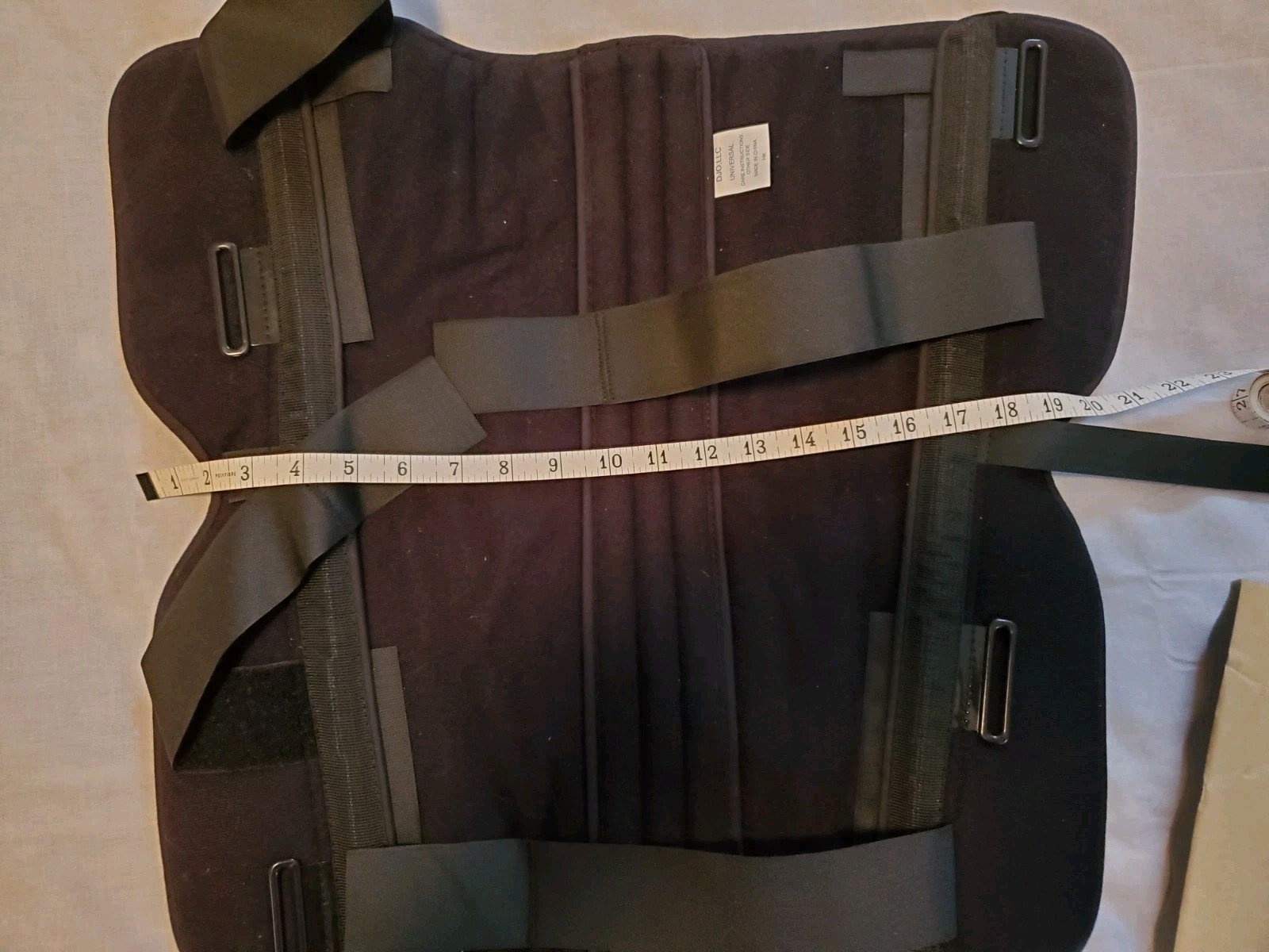 DJO Donjoy Universal 20 Inch 3 Panel Straight Leg Support Knee Immobilizer Brace