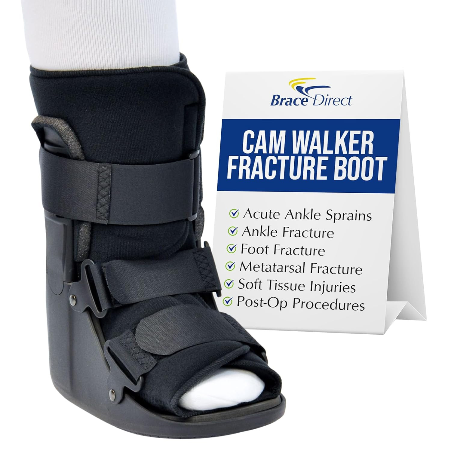 Lightweight CAM Walker Boot for Foot & Ankle Injuries – Doctor Recommended