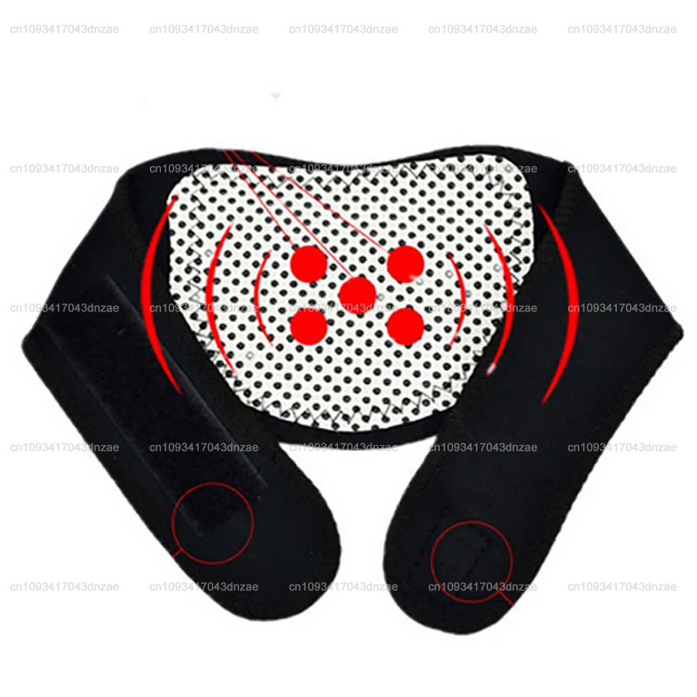 Self Heating Neck Support Brace Collar Magnetic Pain Relief Heat Pad Tourmaline