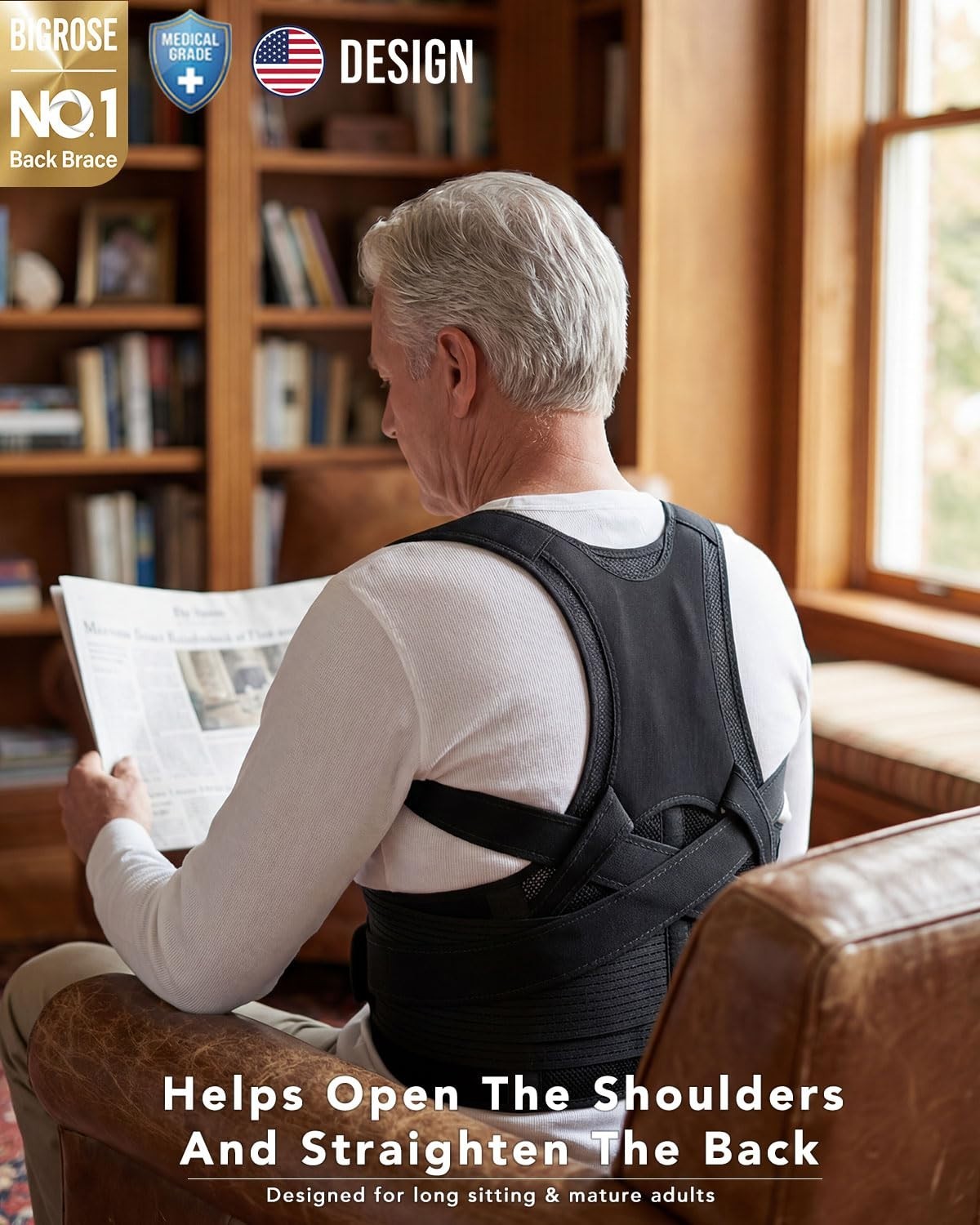 New for 2026 – Posture Corrector for Seniors Women & Men