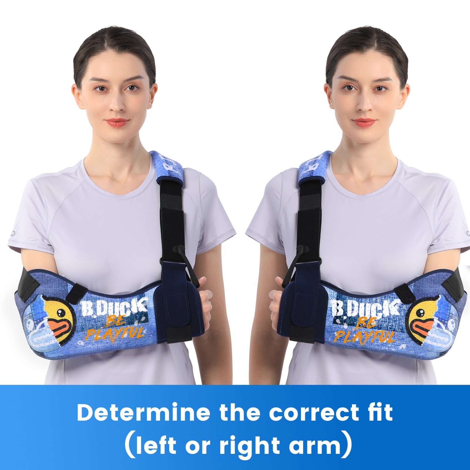 VELPEAU Arm Shoulder Elbow Immobilizer Sling Fracture Brace for Women and Men