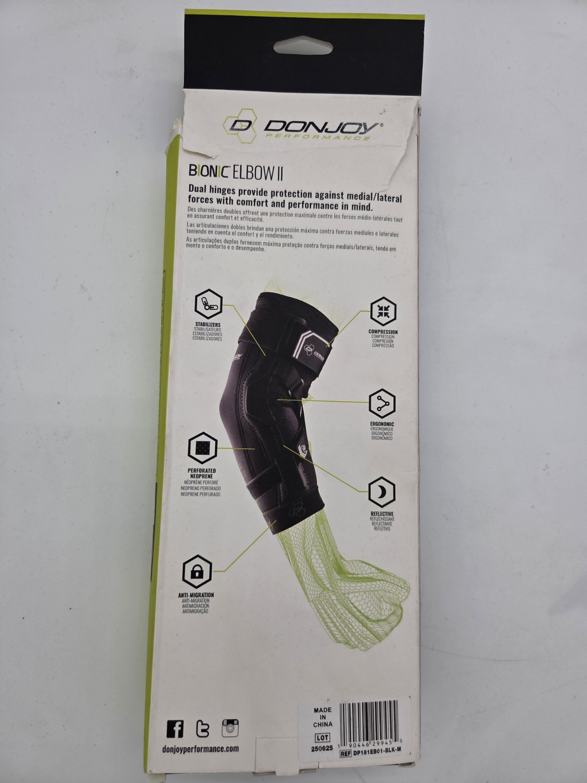 DonJoy Performance Bionic Elbow Brace II medium