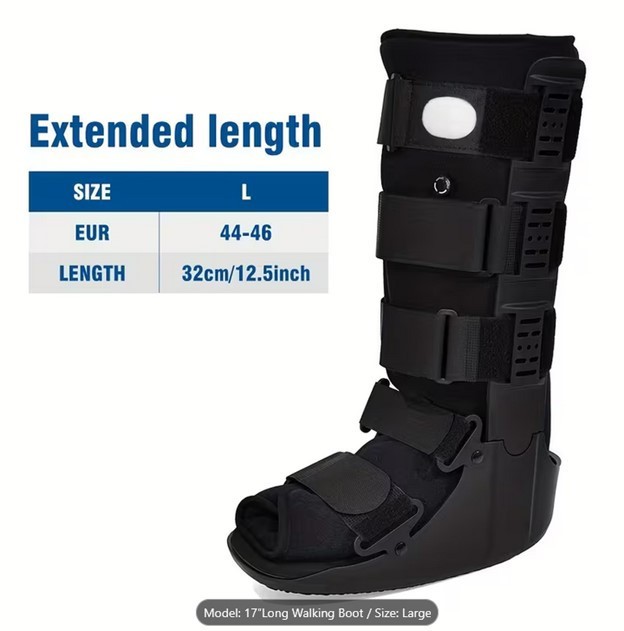 NEW Air Walking Boot LARGE For Right or Left Leg