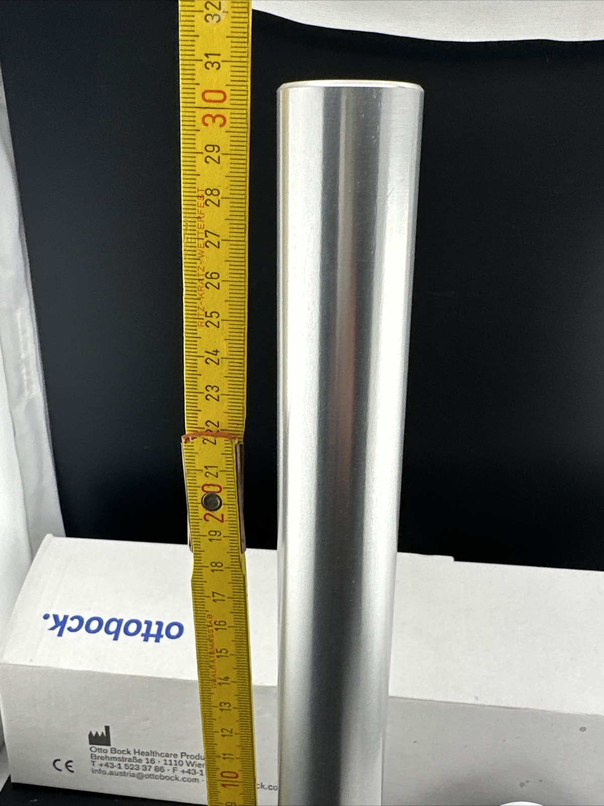 Ottobock Otto Bock Prosthetic 2R67 Pylon W/ torsion Adapter. 34mm. New Ht 30.5cm