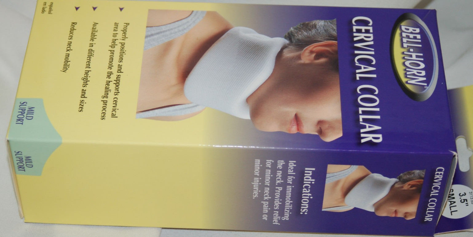BELL HORN 3113.5 SMALL CERVICAL COLLAR W STOCKENETTE SUPPORT 3.5″ L0120 READ