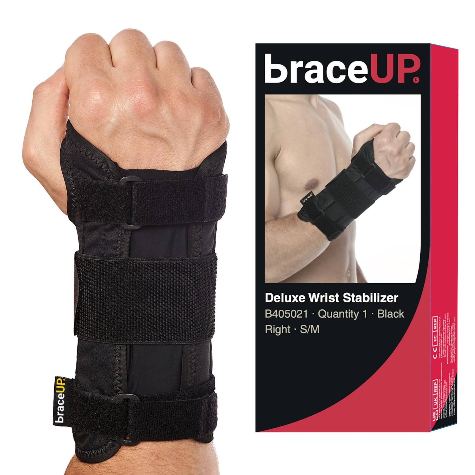 BraceUP Carpal Tunnel Wrist Brace for Women and Men – Metal Wrist Splint for …
