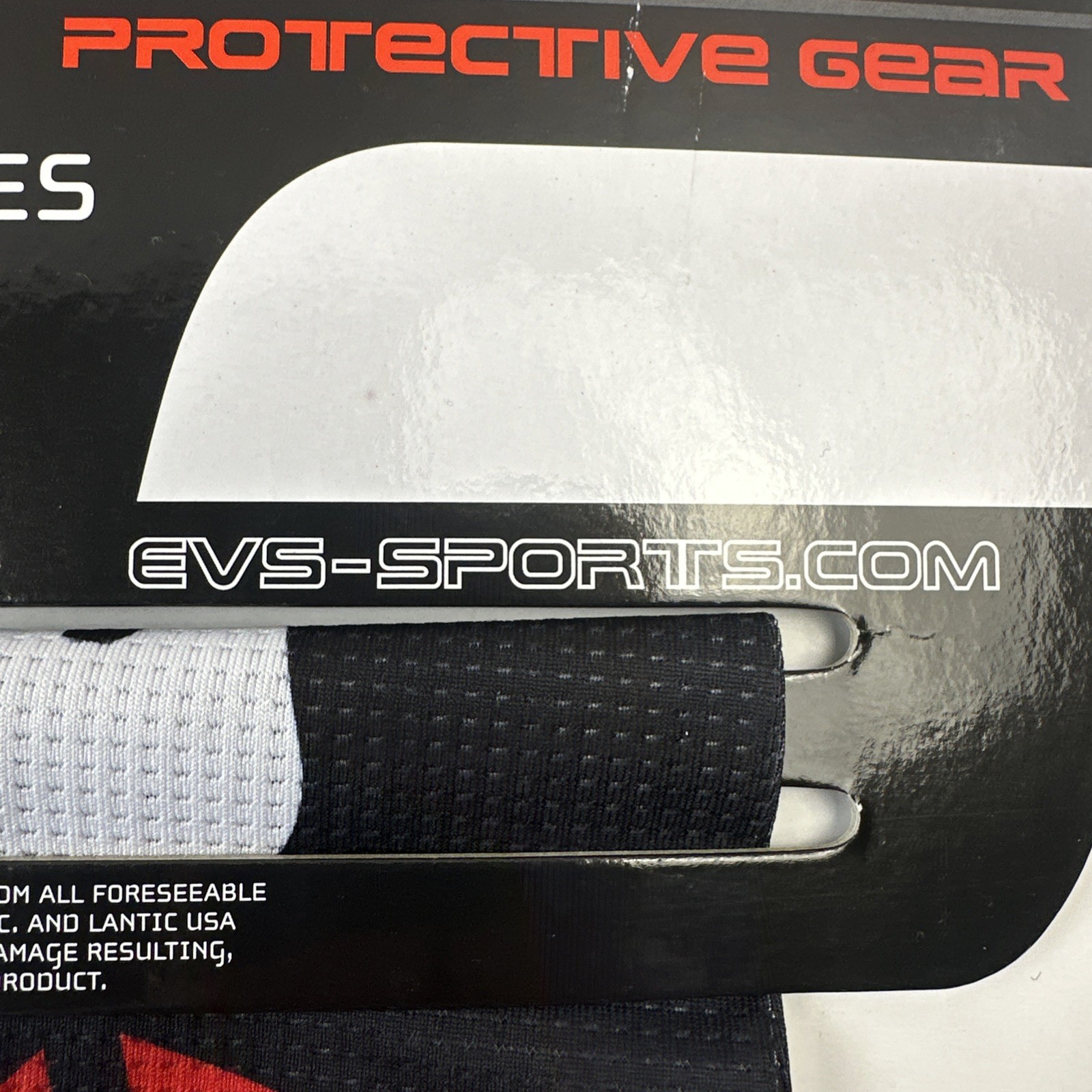 EVS Proctive Gear Brace Under Sleeves Medium New in Package Black & Red