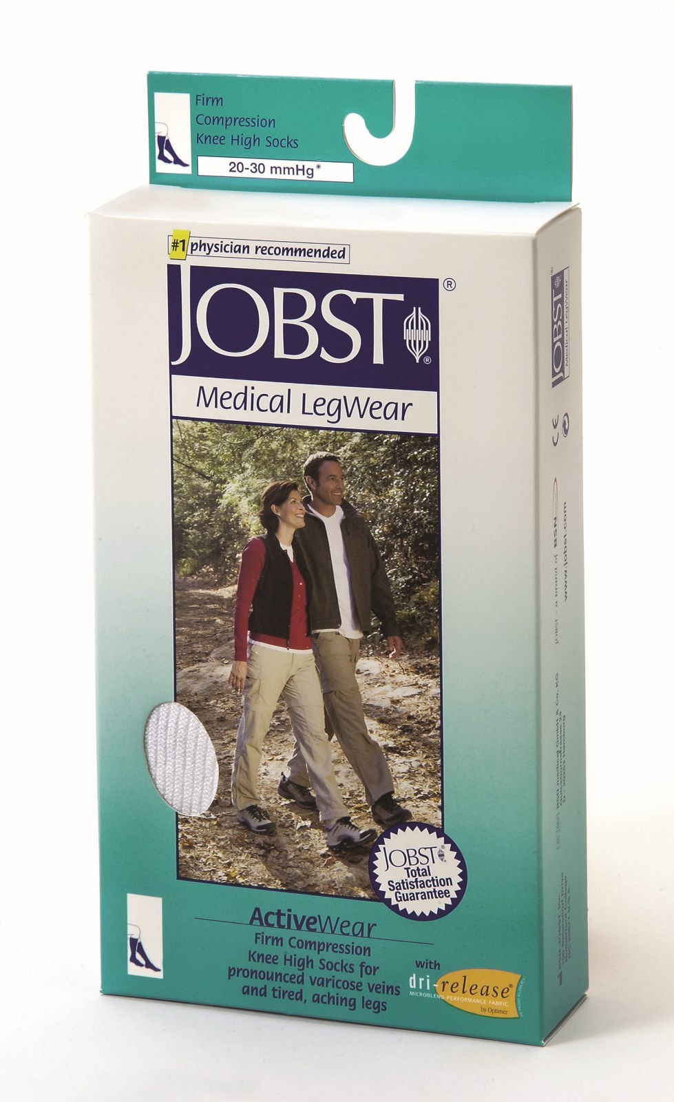 Jobst ActiveWear Compression Knee Socks 20-30 mmhg Supports Athletic Therapeutic
