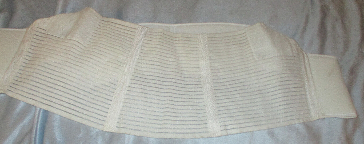 IDS Home Back Brace Maternity Belt Prenatal Postpartum Support White Size Medium