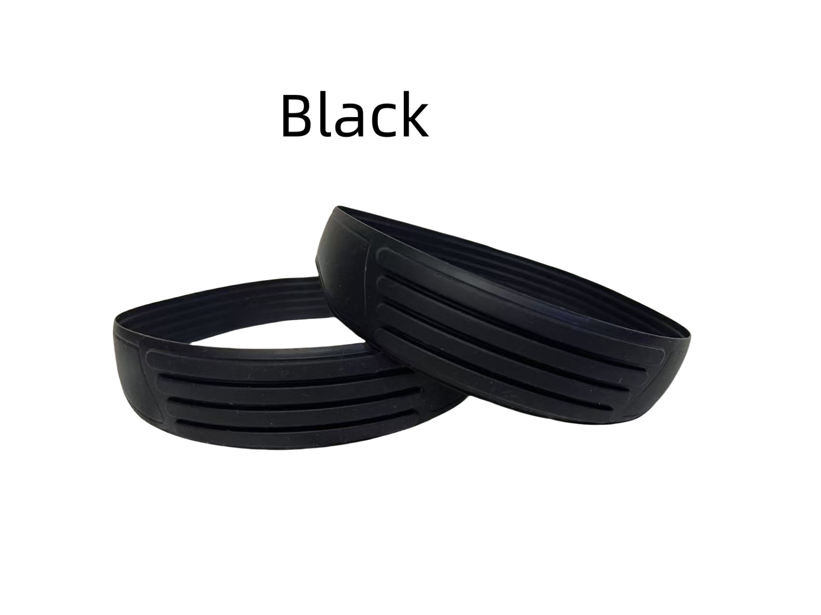 4Pcs Silicone Knee Patellar Tendon Support Strap set of 2 Pairs Sport Band