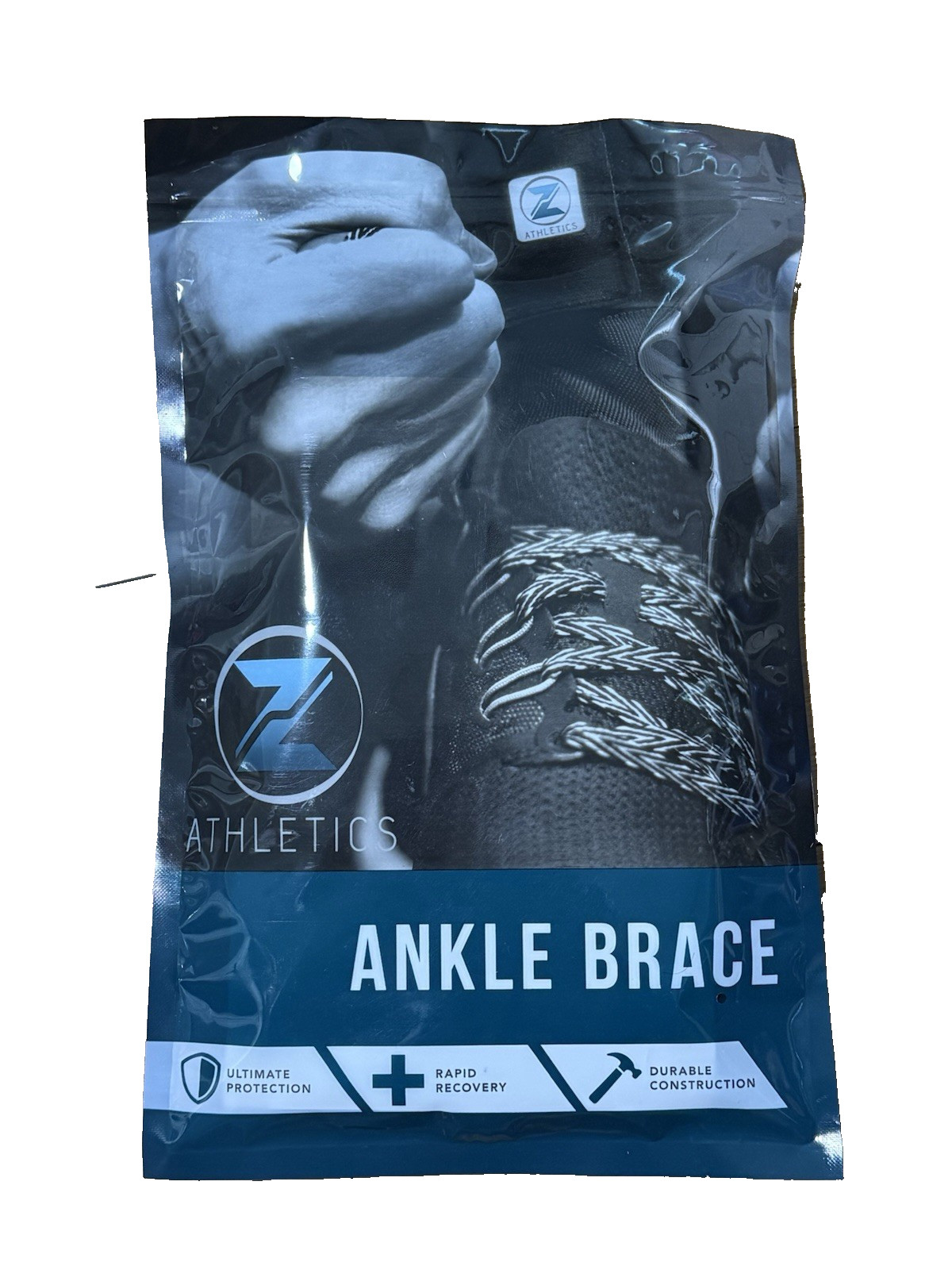 Zenith Athletics Ankle Brace – Lace Up Adjustable Support- Size LARGE