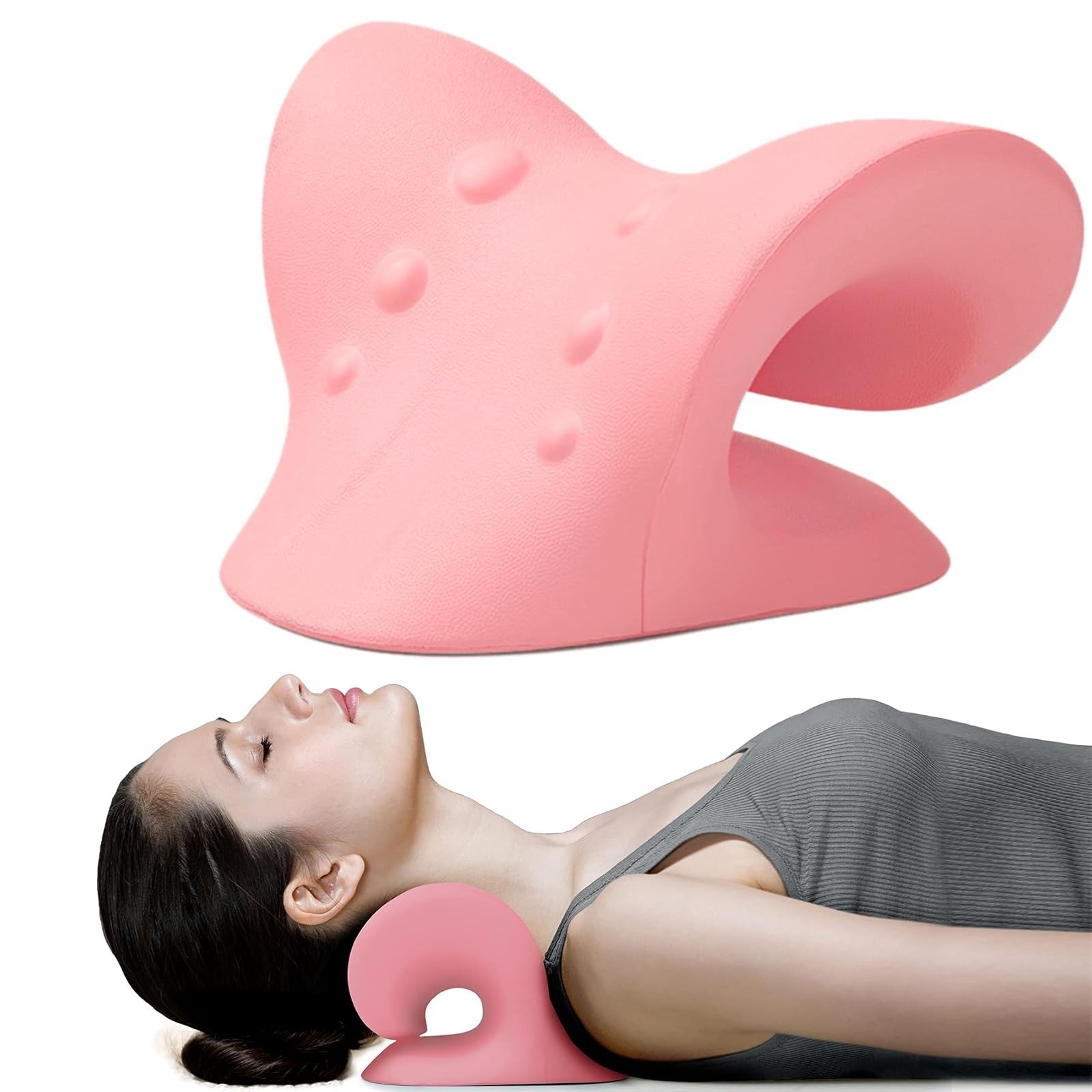 RESTCLOUD Neck and Shoulder Relaxer – Cervical Traction Device for Pain Relief