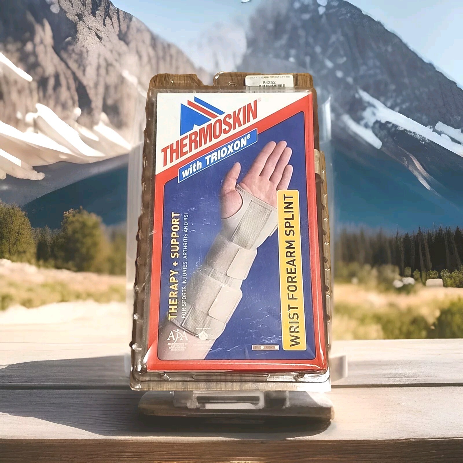 Thermoskin With Trioxon Thermal Support Wrist Forearm Splint Left Medium 17-19cm