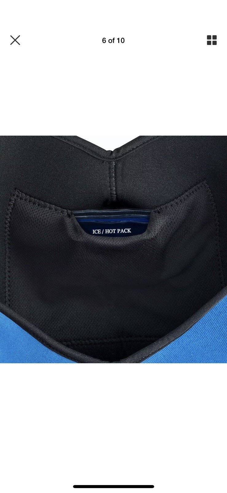 Shoulder Brace Compression Sleeve with Cold Therapy Ice Pack Pocket & Ice Pack