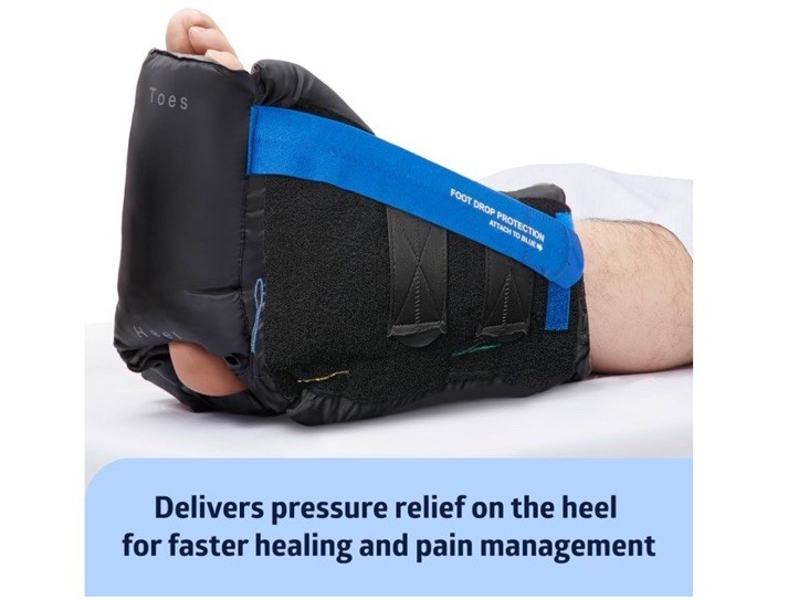 2 Medline HeelMedix Advanced Heel Protectors Sz S 11-19″ MDT823330CS