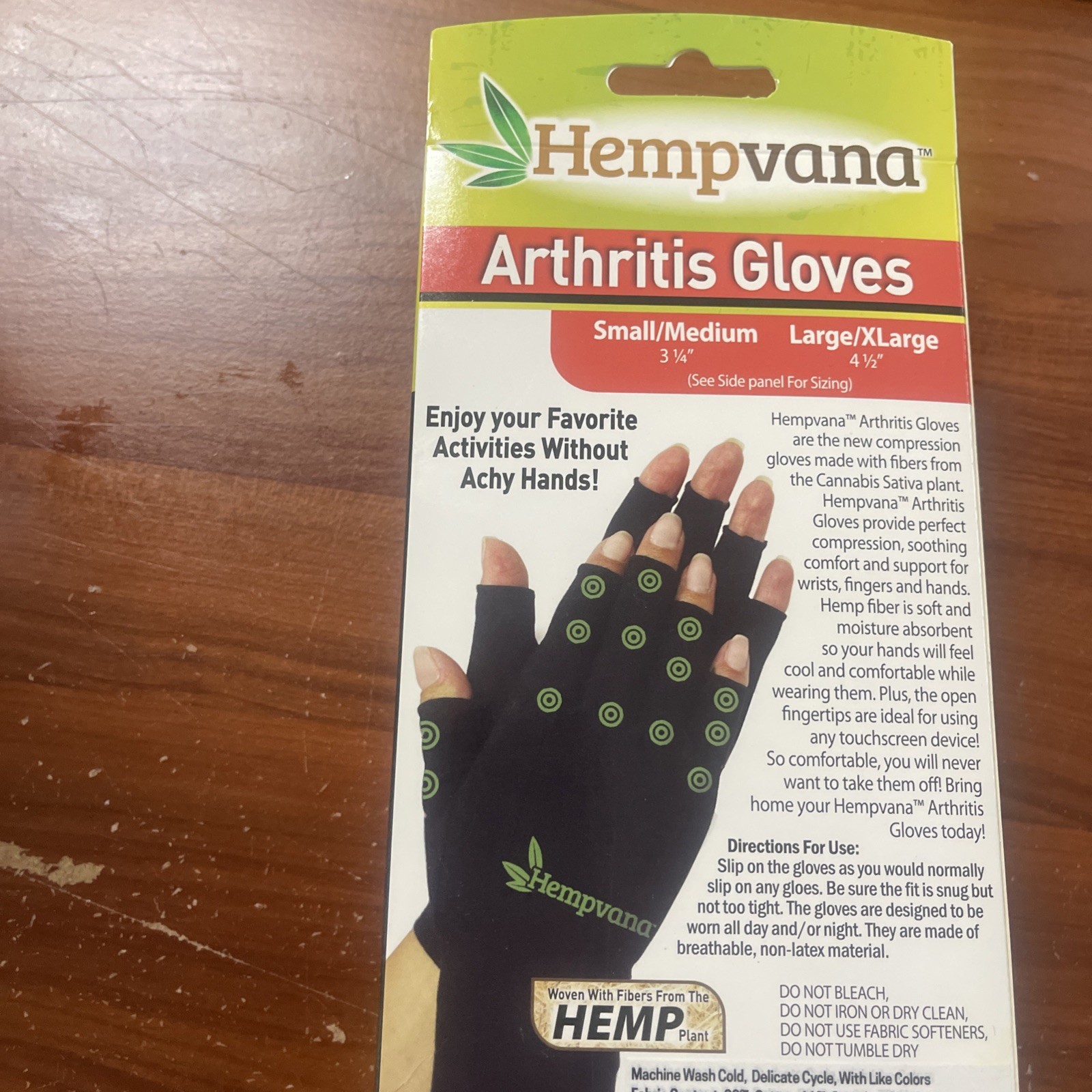 Hempvana Gloves Hemp